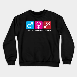 Gamer Male Female Crewneck Sweatshirt